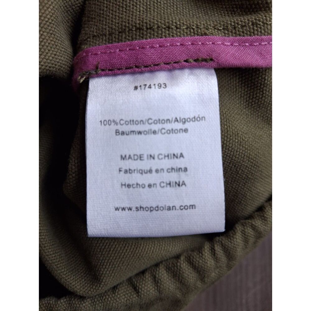 Anthropologie Dolan Embroidered Utility Jacket Green Oversized Small - Picture 6 of 11